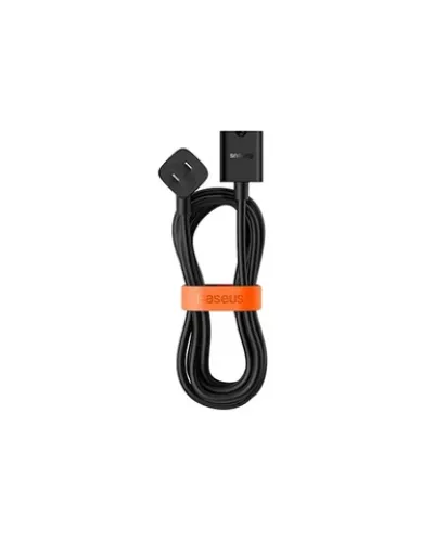 Baseus PowerCombo Mini PowerStrip 1AC Mini Uzadıcı 1m Qara (PSMN000101)