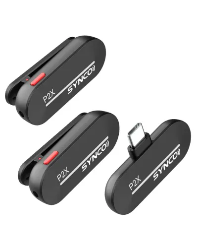 SYNCO P2X T Simsiz Yaxa Mikrofon Sistemi (2 Nəfərlik)