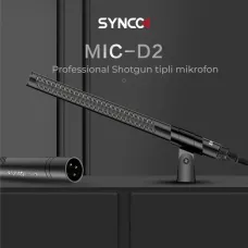 SYNCO Mic-D2 Hiperkardioid XLR Shotgun Mikrofon