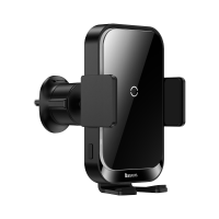 Автомобильный держатель для телефона Baseus Wireless Charger 15W SUDD000001, черный