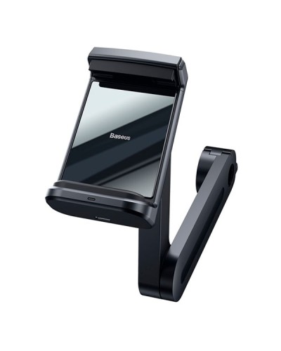 Avtomobil üçün telefon tutacağı Baseus Energy Storage Backseat Holder Wireless Charger 15W Type-C Black