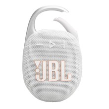 JBL Clip 5 Portable Bluetooth Speaker – White