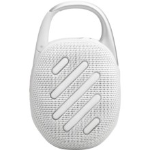 JBL Clip 5 Portable Bluetooth Speaker – White