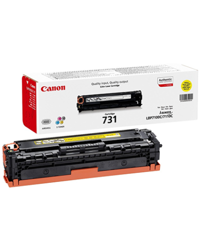Canon Cartridge 731Y CRG-731 Y  Yellow Original Toner Kartrici