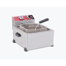 Silverinox Elektrik Fritöz – 8 Litr, 3200W, Paslanmayan Polad