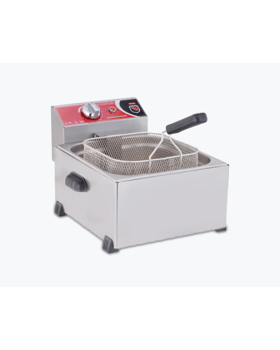 Silverinox Elektrik Fritöz – 8 Litr, 3200W, Paslanmayan Polad
