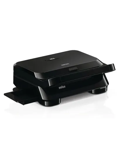 Braun SM5001 Sendviç Düzəldən 800W Qara (Çıxarıla bilən Lövhələr)