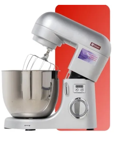 Silver SL-6393 Mətbəx Kombaynı 2000W 10L 10 Sürət – Metal Korpus