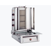 Silverinox Dönər Aparatı – 3-lü, Peşəkar Model