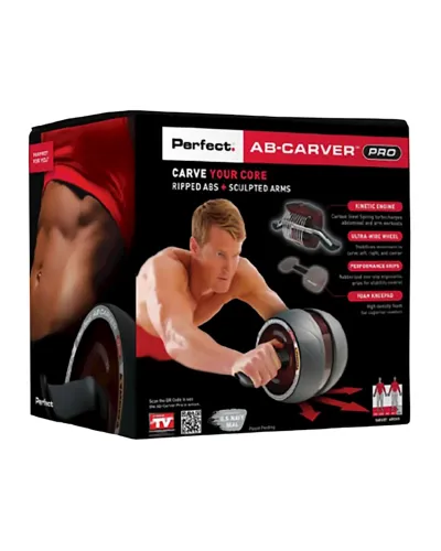 Кинетический тренажёр для пресса и рук – Ab Roller с карбоновой пружиной