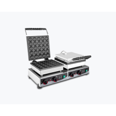 Remta Peşəkar Bubble Waffle Aparatı 4000W – Teflon Örtüklü İkili Model