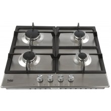 BEKO HIAG 64225 SX Qazlı Bişirmə Paneli – 4 Gözlü, Paslanmayan Polad