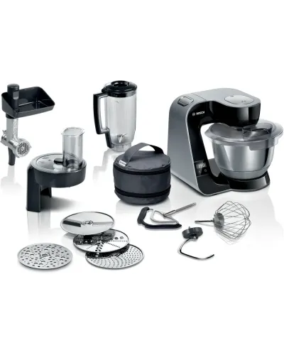 Bosch Mətbəx Robotu – 1000W, 3.9L, 7 Sürət, 7 Başlıq,