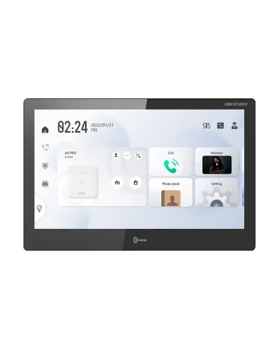 Hikvision DS-KH9510-WTE1 B – 10" Qara Android IP Domofon