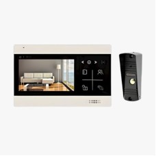 Комплект видеодомофона Hermax HR-LN-04 Black + HE-ST-60P с экраном 4.3" TFT