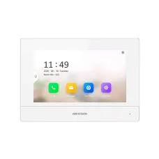 Hikvision DS-KH6320-WTE1 – 7" Белый IP Видеодомофон