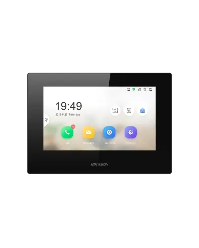 Hikvision DS-KH6320-LE1 B – 7" Qara IP Video Domofon, Wi-Fi + PoE
