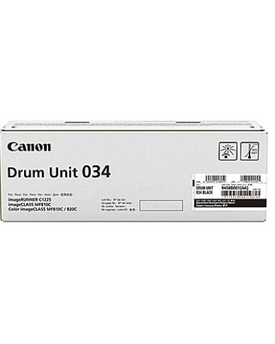 Canon Drum Unit 034 BK  Black Оригинальный фотобарабан