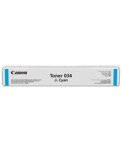 Canon Toner 034 C 9453B001 Cyan Оригинальный тонер-картридж