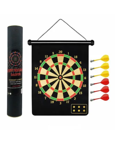 Maqnitli Dart Lövhəsi – Təhlükəsiz Darts Oyunu (6 Oxlu, Rəngbərəng)