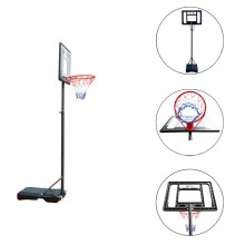 Divara Bərkidilən Basketbol Lövhəsi 136x80 sm – Polikarbonat, Polad Üzük ilə