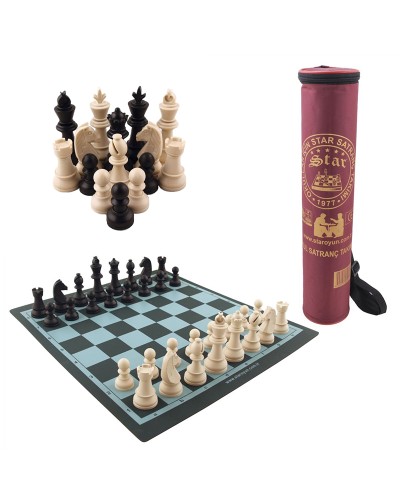 STAR SCHOOL Chess Set Böyük Ölçü – Klassik Şahmat Dəsti