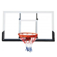 Divara Bərkidilən Basketbol Lövhəsi 136x80 sm – Polikarbonat, Polad Üzük ilə