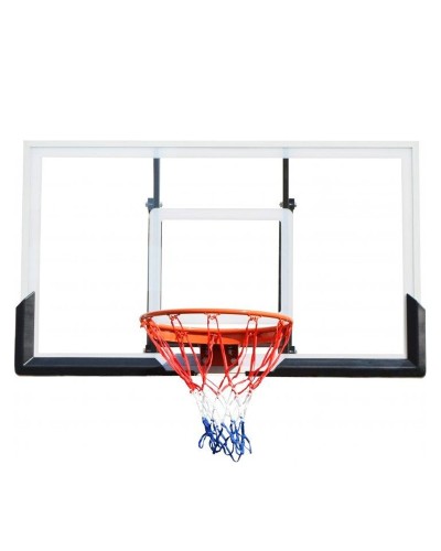 Divara Bərkidilən Basketbol Lövhəsi 136x80 sm – Polikarbonat, Polad Üzük ilə