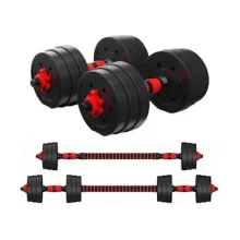 Dumbbell 40KG Qantel Dəsti – Sökülə Bilən Polad Fitness Ağırlıq Seti (2 ədəd)