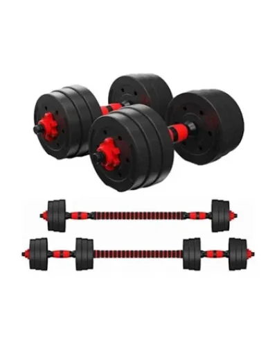 Dumbbell 30KG Qantel Dəsti – Sökülə Bilən Polad Fitness Ağırlıq Seti (2 ədəd)