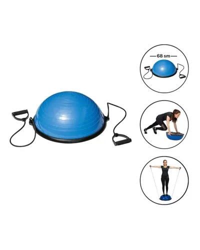 Saplı Balans Topu WS0631 68 sm – Fitness və Koordinasiya Üçün Gym Ball