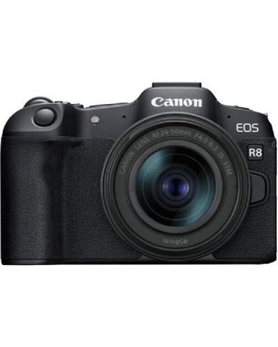 Canon DSLR Kamera EOS R8 + RF 24-50 IS STM Lens