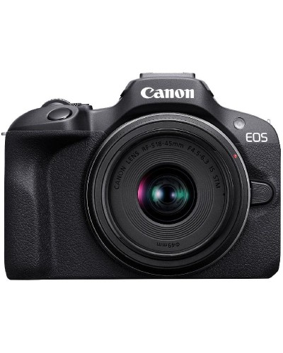 Canon DSLR Kamera EOS R100 + RF-S 18-45 IS STM Lens