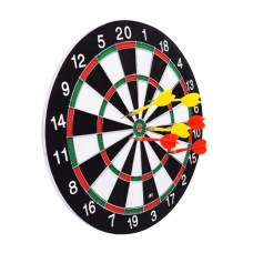 İki Tərəfli Dart Taxtası – Asma Dart Oyunu (4 İynə ilə, 40 sm)