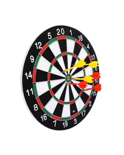 İki Tərəfli Dart Taxtası – Asma Dart Oyunu (4 İynə ilə, 40 sm)