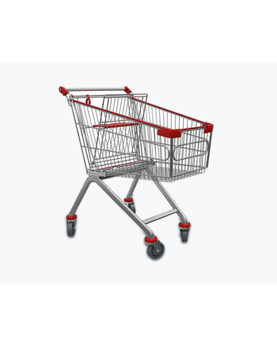 Market Arabası 100L – Böyük Tutumlu Supermarket Arabası