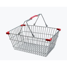 Хромированная корзина для магазина – Прочная и устойчивая к коррозии