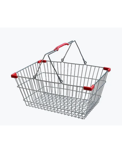 Хромированная корзина для магазина – Прочная и устойчивая к коррозии