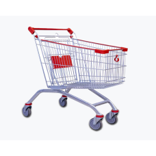 Market Arabası 180L – Böyük Tutumlu Supermarket Arabası