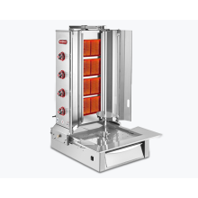 Silverinox Dönər Aparatı – 4-lü, Alt Motorlu, 4050W