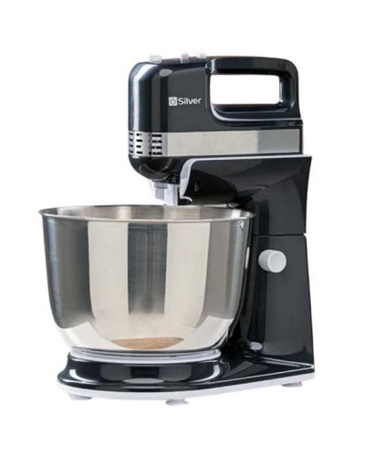 Silver SL-6377 Stasionar Mikser – 600W 4L Paslanmayan Polad Kasa