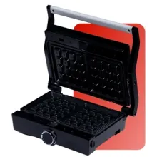 Silver SL-8139 Vafli və Tost Cihazı – 1000W Metal Korpus