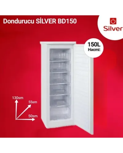Морозильный шкаф Silver BD 150-148 150L A++ 6 отделений –