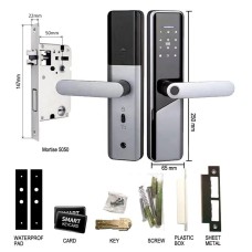 Smart Lock QL-S814 Ağıllı Qapı Kilidi – Barmaq İzi, Şifrəli Giriş və Mobil İdarəetmə