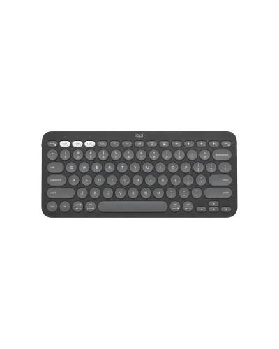 Logitech Pebble Keys 2 K380s – Tonal Graphite, US International, Bluetooth