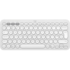 Logitech Pebble Keys 2 K380s – Tonal White, US International, Bluetooth