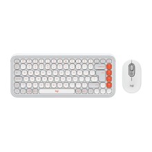 Klaviatura və Mouse Logitech POP Icon Combo – Off White (US INT'L)