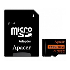 SD kart Apacer microSDXC UHS-I U3 V30 A2 128GB + Adapter