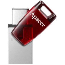 Apacer AH180 AP64GAH180R-1 64GB USB-C və USB-A Fleş Yaddaş