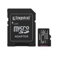 Kingston Canvas Select Plus Gen3 512GB microSDXC 150MB/s  Карта памяти + SD-адаптер